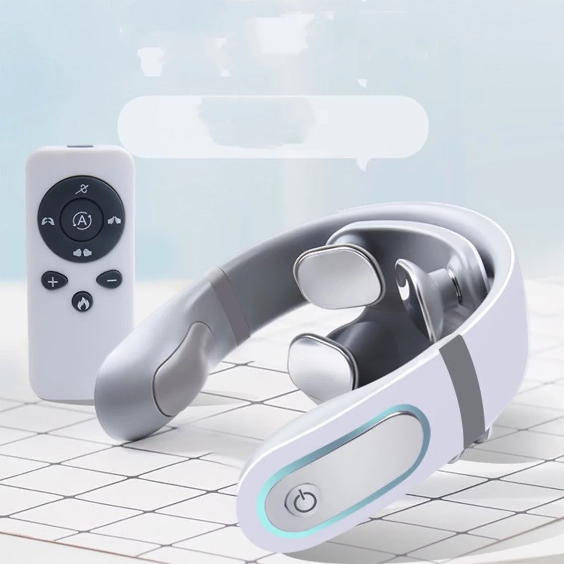 Smart Electric Neck & Shoulder Massager (EMS Pulse Type with Remote)