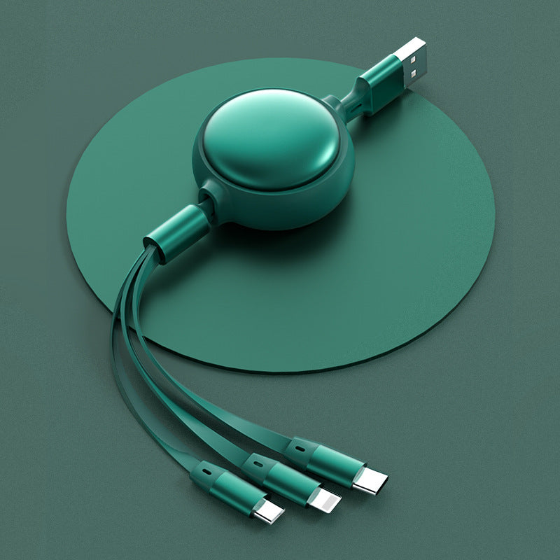 ChargeFlex™ 3-in-1 Retractable Charging Cable