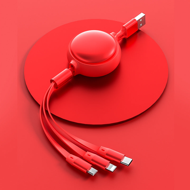 ChargeFlex™ 3-in-1 Retractable Charging Cable