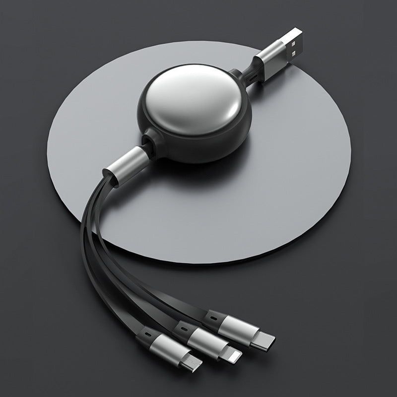 ChargeFlex™ 3-in-1 Retractable Charging Cable